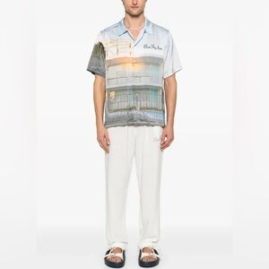 BLUE SKY INN logo-embroidered trousers